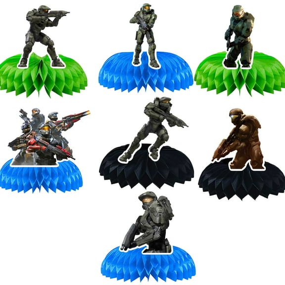 Halo Honeycomb Centerpieces Table Toppers Decorations for Birthday Party Decor Supplies