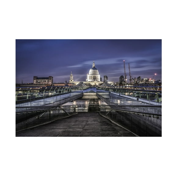 Trademark Fine Art Rolf Gasser St Johns Cathedral London Canvas Wall Art