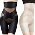 thumbnail image 4 of Kit 2 pz Fajas Moldeadoras Reductoras Passion Wear Velform Cross Compression Boxer TV OFERTAS Color Negro y Nude, 4 of 9