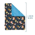 thumbnail image 3 of Wildkin Plush Velour Baby Blanket for Girls and Boys (Wildflower Bloom), 3 of 5