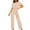Beige, variant on pstuiky Overalls for Women, Women Print Wide Leg Long Pants With Pockets Straight Skinny Trendy Oversized Sweatpants for Girls Trousers for Women Gift for Women Beige L