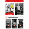 thumbnail image 5 of Soap Dispenser For Kitchen Sink Soap Dispenser Pumps With Sponges Holder Under Counter ABS Pumps Head, 5 of 9
