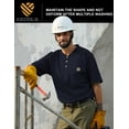 thumbnail image 6 of Men's Loose Fit Heavyweight Short-Sleeve Pocket Work Henley T-Shirt (Regular&Tall), 6 of 8