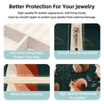 thumbnail image 3 of Squirrel Travel Portable Square Jewelry Box Earring Necklace Bracelet Holder Display Case Organizer Box, Decorative Jewelry Stand Storage Box, 3 of 6