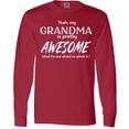 thumbnail image 3 of Inktastic Yeah My Grandma is Pretty Awesome Long Sleeve T-Shirt, 3 of 5