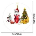 thumbnail image 2 of Fiudx Adorno para Árbol de Navidad, Figura de Mascota Pintada a Mano, Decoración Navideña Única, Adorable Perro para Árbol Genealógico, Idea de Regalo Personalizada, Tamaño 8 Cm X 8 Cm, Regalo para C, 2 of 2
