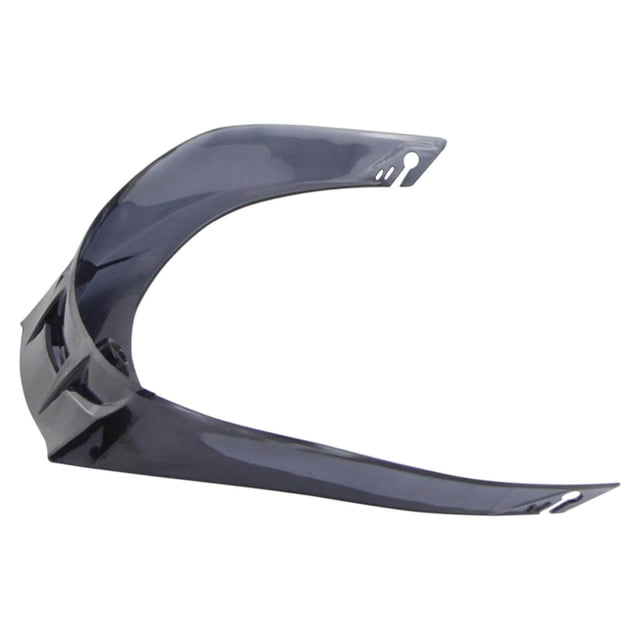 Motorcycle Helmet Rear Spoiler PC Spoiler Grp for GP Helmet Big Motorbike Helmet Rear Spoiler Tail Trim for Grp for GP Knife Shape Gray