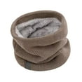 thumbnail image 3 of Polaina de cuello de invierno con forro polar, calentador de cuello térmico para ciclismo y motociclismo Caqui, 3 of 9