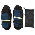 thumbnail image 3 of High Tube Shoe Cover, Night Reflective Foldable Waterproof Shoe Cover Safe With Storage Bag For Hiking Blue, 3 of 8