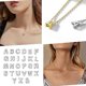 thumbnail image 5 of 1 gargantilla con letras iniciales de la A a la Z para mujer, plata de ley 925/chapada en oro, joyería con nombre y monograma, 5 of 5