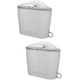 thumbnail image 1 of 2pcs Storage Bag for Food Reusable Freezer Bags Reusable Steam Bags Food Steam Bags Food Bags, 1 of 5