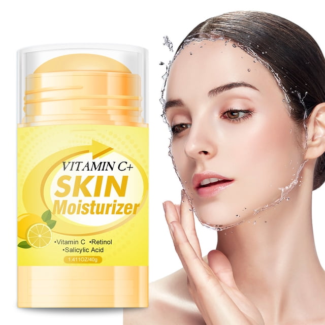 Xihbxyly Ofertas Prime de hoy Barra protectora facial hidratante antiarrugas con vitamina C, 40 g