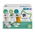 thumbnail image 3 of Tommee Tippee Natural Start 3-in-1 Glass Baby Bottle, Cup & Food Jar Set, 9oz, Slow Flow Breast-Like Nipple, Leak-Proof for Travel & Food Storage, 3 of 7