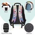thumbnail image 4 of Pzuqiu Galaxy Star Axolotl Kids Backpack for Students Ages 6-18 Cute 17 Inch Large Capacity Scholbag for Preschool Elementary Middle High School Back to School Travel Use, 4 of 7
