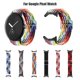 thumbnail image 2 of Weave Nylon Strap For Google Pixel Watch Band Rainbow Color Bracelet Replacement Designed, 2 of 5