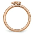 thumbnail image 4 of Sterling Silver Pink-Plated Infinity Symbol Ring, 4 of 7