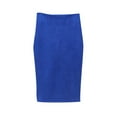thumbnail image 4 of Bovxnpu Summer Skirts for Women,Women Bodycon Knee Length Midi Office Pencil Skirt,Full Length Suede Skirt With Split Deerskin Velvet Skirt With High Waist And Buttocks, 4 of 4