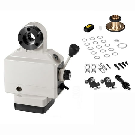 

SKYSHALO Z-Axis Power Feed for Milling Units 450 in-lb Torque Speed 0-200RPM Adjustable 120V Power Table Feed for Mill Compatible with Bridgeport and Certain Knee Type Mills 5/8 Shaft Diameter