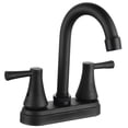 thumbnail image 1 of Mezcladora Lavabo Cuerpo De Latón Alfa Acabado Negro Mate Cisne, 1 of 3