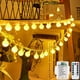 thumbnail image 1 of Luces de cadena para exteriores/interiores, 6M 40 LED impermeables, funcionamiento con batería, 1 of 5