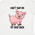 thumbnail image 4 of Inktastic Cant Say No to This Face Cute Pig Boys or Girls Toddler T-Shirt, 4 of 5