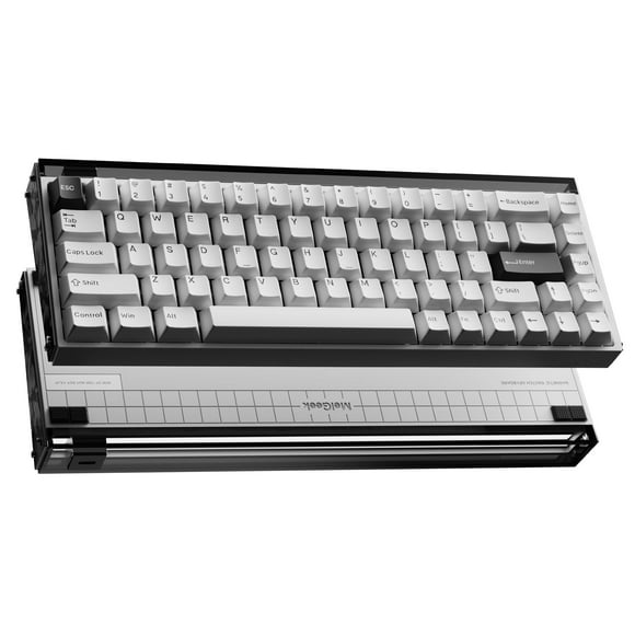MelGeek MADE68 Ultra Wired Keyboard, Hall Effect Magnetic Switch Gaming Keyboard, 65% Compact Rapid Trigger, Hot-Swappable, RGB Snap Tap & Adjustable Actuation, Online H