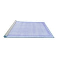 thumbnail image 2 of Ahgly Company Machine Washable Indoor Rectangle Solid Blue Modern Area Rugs, 3' x 5', 2 of 4