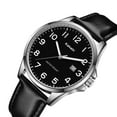 thumbnail image 7 of Watch for Men Minimalist Ultra Thin Wrist Watch Waterproof Quartz Analog Watch with Leather Strap -Gift for Men, 7 of 7