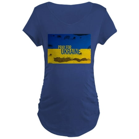 

CafePress - Pray For Ukraine Sweatshirt Sta Maternity T Shirt - Maternity Dark T-Shirt