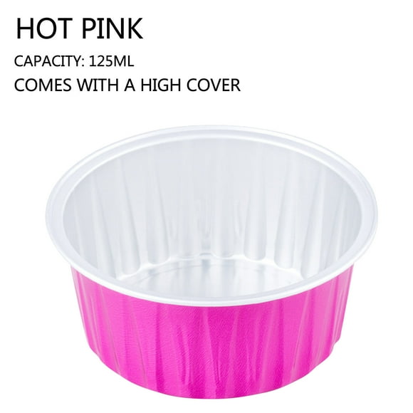 TIMIFIS Can Cover Kitchen Accessories Foil Cupcake Cups Round Cupcake Cups With Lid, Mini Cupcake Cups Kitchen Baking Cups 100 PC