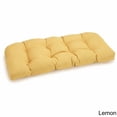 thumbnail image 5 of 42-inch by 19-inch U-Shaped Solid Spun Polyester Tufted Settee/Bench Cushion - Lime, 5 of 5