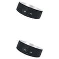 thumbnail image 1 of Seitruly Electric Jewelry Display Turntable Mirror Corved for Cake Model Shop 3D Negro 2piezas, 1 of 4