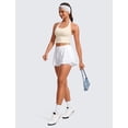 thumbnail image 4 of Top corto con almohadillas y cuello halter Butterluxe CRZ YOGA Blanco XL, 4 of 5