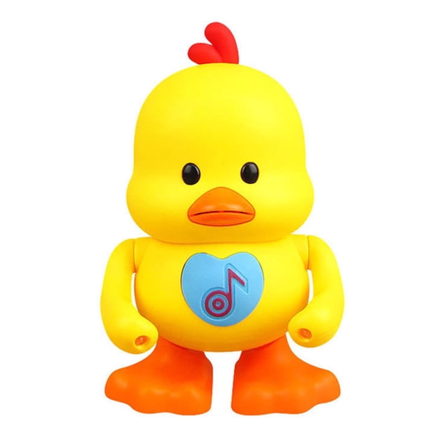 Pato Bailarín Lindo Oscilante Eléctrico Juguete Musical Ligero para Educación Temprana (1 Unidad)