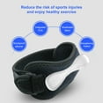 thumbnail image 4 of NIBOLOG Men Women Patellar Support Strap Adjustable Silicone/EVA Knee Pad Pain Relief Knee Brace Running Sports Patella Strap for Arthritis Tendonitis Jumper Tennis Weightlifting Basketball, 4 of 8