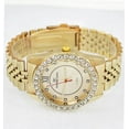 thumbnail image 2 of 42mm Montres Carlo Men's Luxury Analog Fashion Dress Metal Band Sports Watch (Gold), 2 of 4