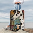 thumbnail image 5 of Salouo Abstract Dalmatian Art Pattern Travel Dust-proof Suitcase Cover, Softside Suitcase Protector Luggage Cover Protector for 18-32inch ,Not Included Suitcase, 5 of 8