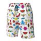 thumbnail image 4 of Balery Summer Traje de Baño Estilo Hawaiano para Hombre, Shorts de Secado Rápido con Bolsillos-Large, 4 of 6