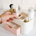 thumbnail image 4 of Caja De Almacenaje Para Maquillaje De Escritorio, Organizador De Papelería De Mesa Elegante Y Versátil, Gran Capacidad, Fácil De Limpiar Para Tocador., 4 of 7