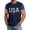 Navy-C-60422aa, variant on Trgacdwlo S-4XL 250th Anniversary USA Shirt We the People Raglan Short Sleeve Shirts for Men Color Block Mens T Shirts Red S