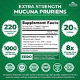 thumbnail image 2 of Mucuna Pruriens Zazzee 1000 mg ánimo Concentración 220 Cápsulas Sabor Sin Sabor, 2 of 3