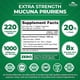 thumbnail image 2 of Mucuna Pruriens Zazzee 1000 mg ánimo Concentración 220 Cápsulas Sabor Sin Sabor, 2 of 3
