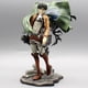 thumbnail image 1 of Figura de acción de ataque a los Titanes, modelo de juguete decorativo Levi Ackerman Mikasa Ackerman Rival Shingeki no Kyojin, 1 of 5