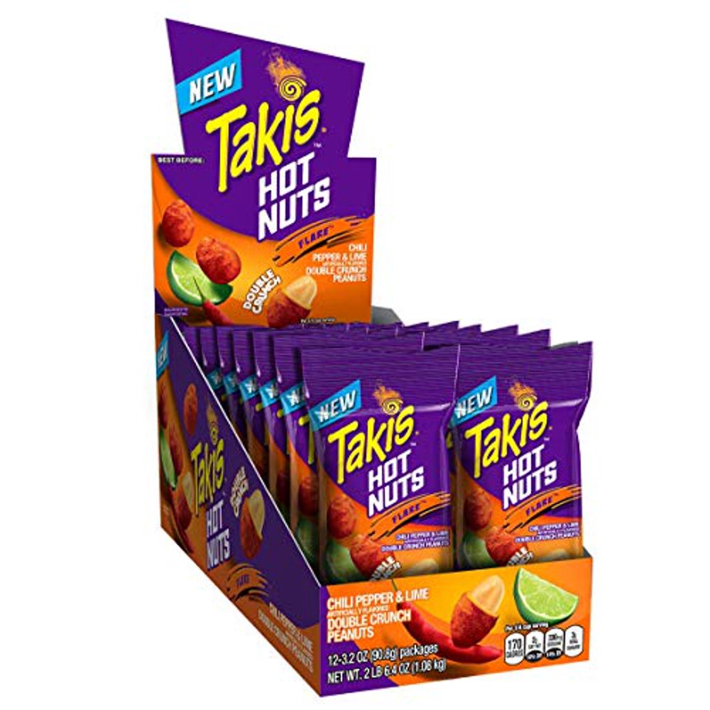 Barcel Takis Hot Nuts Double Crunch Spicy Peanuts Â€“ Unique Hot