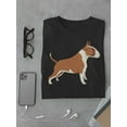 thumbnail image 3 of Red And White Bull Terrier Dog Tee Men's -Image by Shutterstock, 3 of 4
