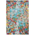 thumbnail image 3 of Safavieh Luxor Fedelma Abstract Runner Rug, Aqua/Fuchsia, 2.2' x 7', 3 of 10