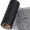 thumbnail image 5 of Rushay 10 Yards Elegant Sequin Mesh Tulle Ribbon Width 15cm Glitter Mesh Ribbon Black, 5 of 9