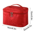 thumbnail image 3 of VALSEEL New Makeup Bag Large Capacity Portable Fashion Cute Women's Wash Bag Carrying Travel Bag Storage Bag Cosmetic Bags, 3 of 4