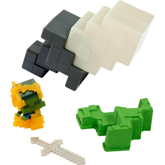 Minecraft Mini Mode Mining Figure - Torched Zombie
