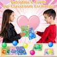 thumbnail image 3 of Tarjetas de San Valentín con juguetes Stress Squishy Balls, 28 paquetes, 3 of 8